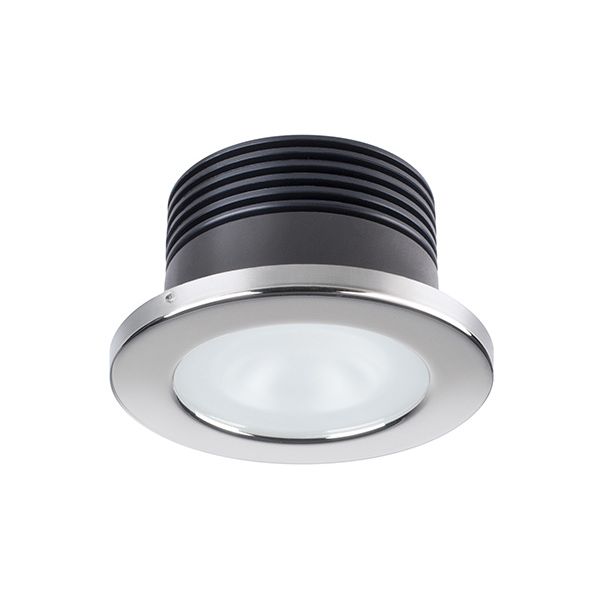 Quick Marine - Chiara DL85 LED Downlight (Warm White/Blue, 10/30V, 6W, Stainless Steel) (FASP2872X17CE00)