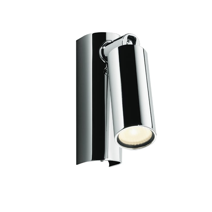 BCM - Pan Adjustable Wall Light - Polished Chrome, 3000K, Warm White, with Switch (BCM2166K-I-3)