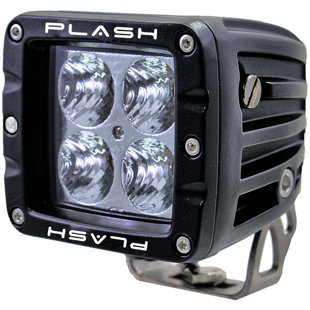 Plash - Cube Flood Light - 40W, 35°, 5200Lm, IP69K, 9-36V, 6000K, Cool White (40-FL)