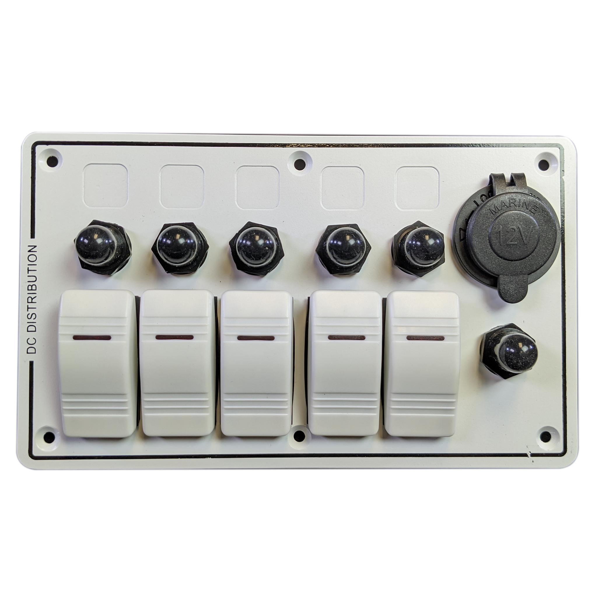 Plash - Rocket Switch Panel - with Breakers