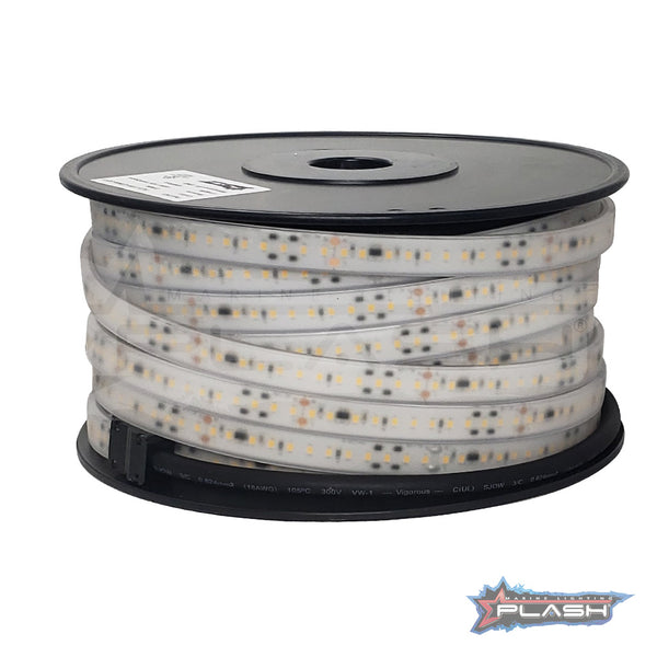 Plash - LED Strip Light - 110V, IP68, White, 10ft (FLS-110V-WW-10FT)