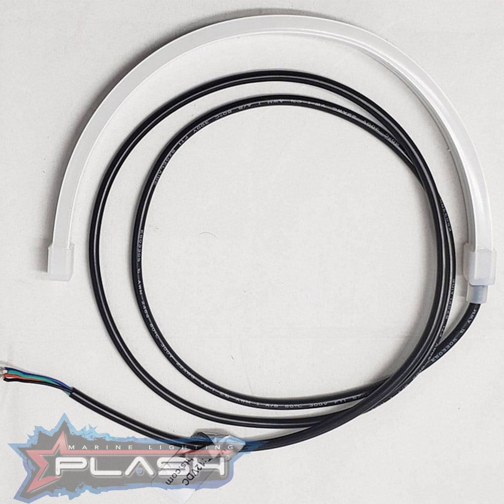 Plash - LED Neon Flex - 12V, RGB, 10 inch, 2.5W, 500lm, 3ft, IP67 (LG08S0612-RGB)