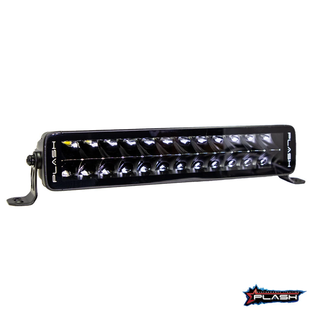 Plash - X2-Series 12" LED Light Bar - 9-32V, 120W, 6000K, Cool White, IP67