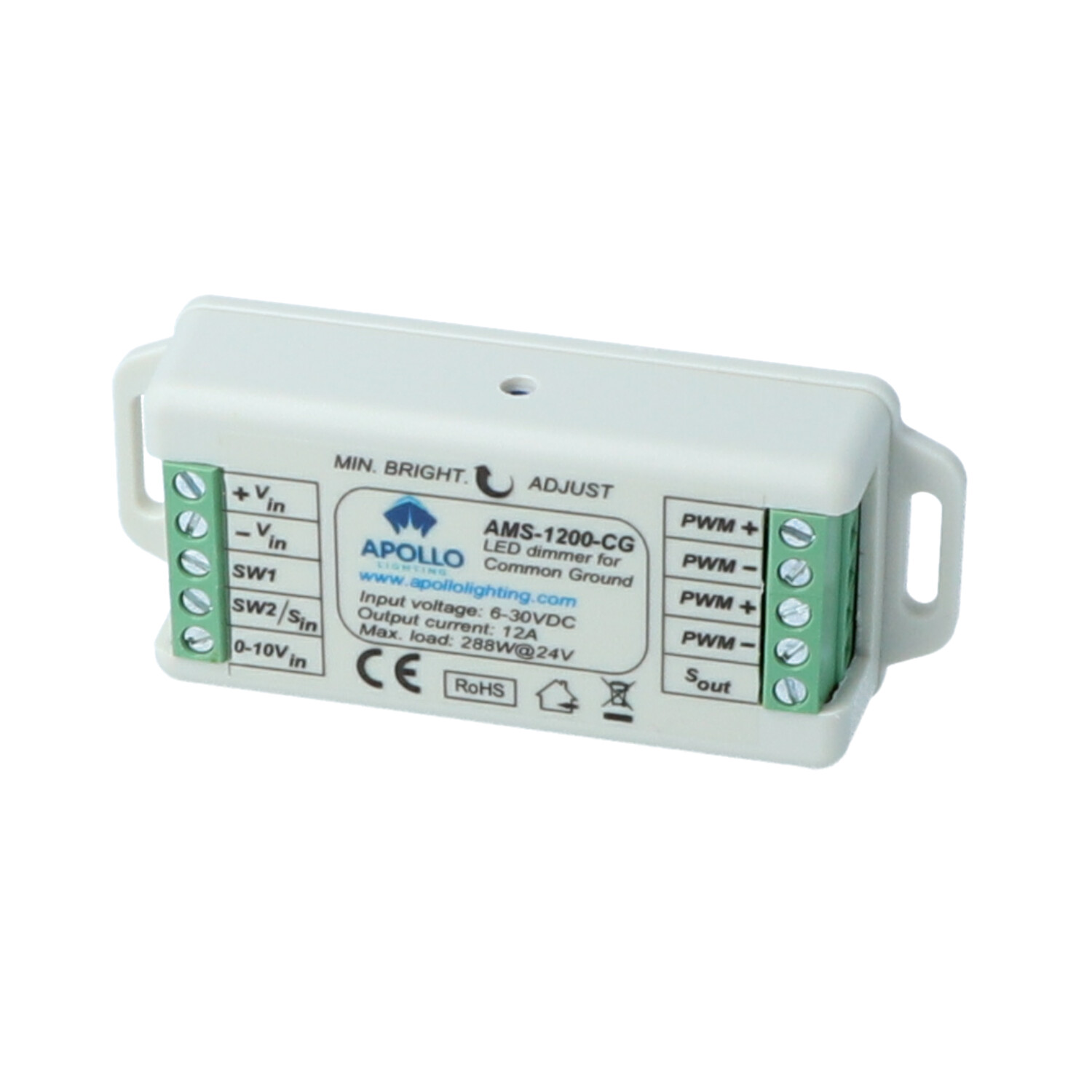 Apollo - Common Ground LED Dimmer - Low Voltage - 5Amps/12Amps