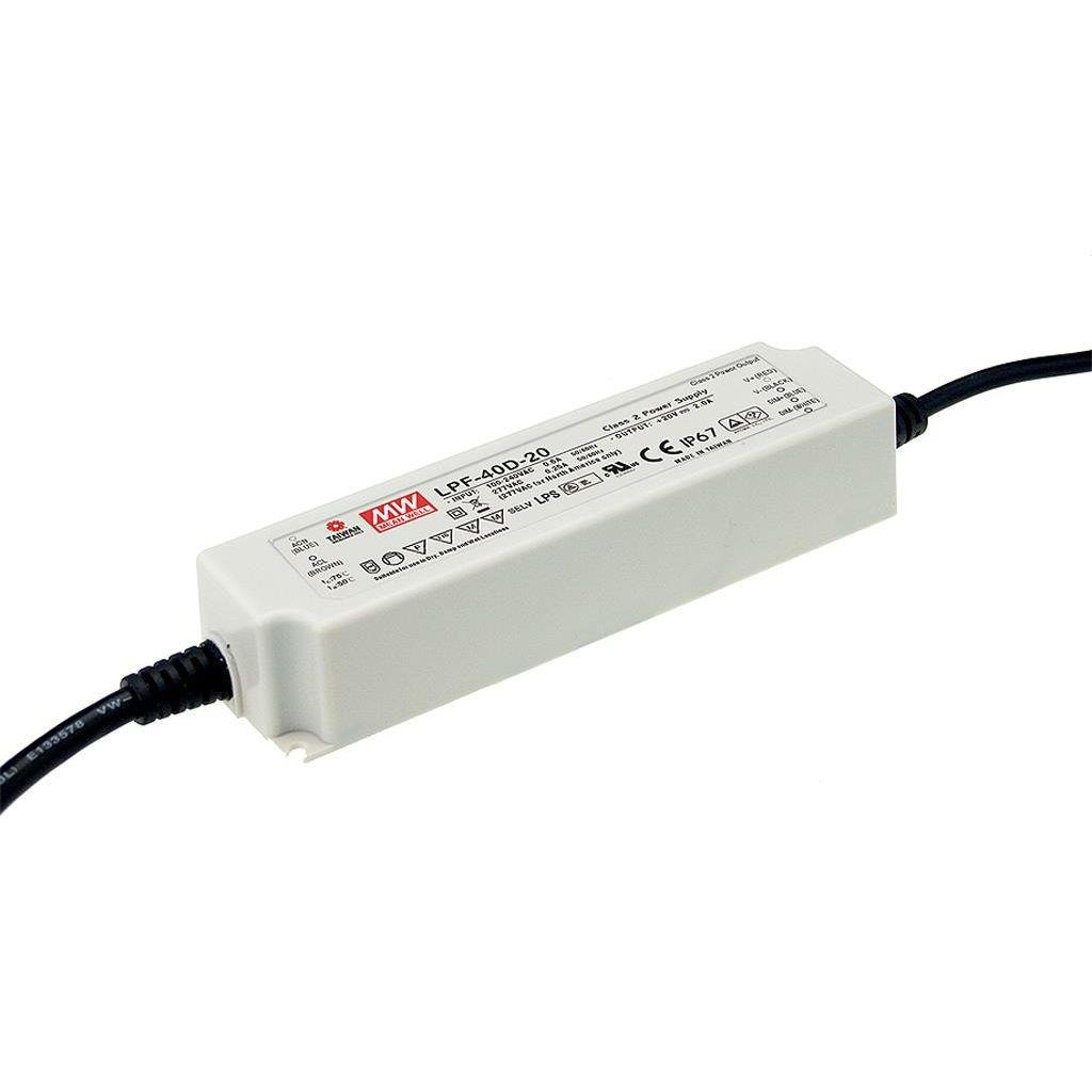 Mean Well - LED Driver Mix Mode - 24V, 1.67A, 40W, IP67