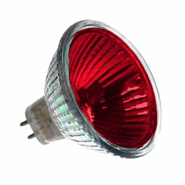 Microlamp - Replacement Bulb - 12V, 20W, MR16, Red (MR16-12V-20W-RED)