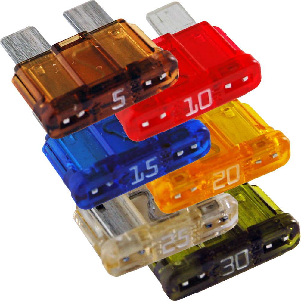 Blue Sea Systems ATC Fuse Kit, 6-Piece, 32V DC, 5A-30A