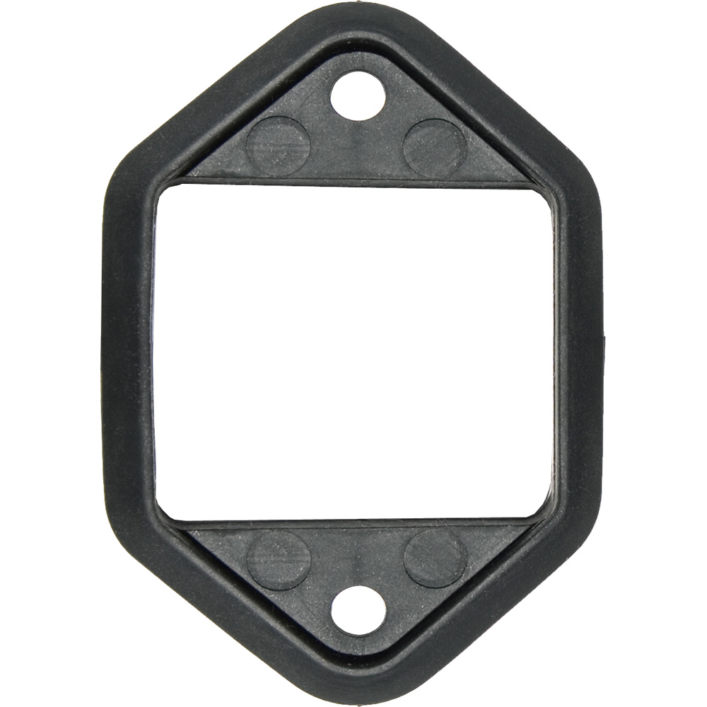 Blue Sea Systems 285-Series Circuit Breaker Panel Mount Adapter, For 185-Series or 285-Series Panel Mount Circuit Breakers, Self-Trimming Molded Rubber Bezel