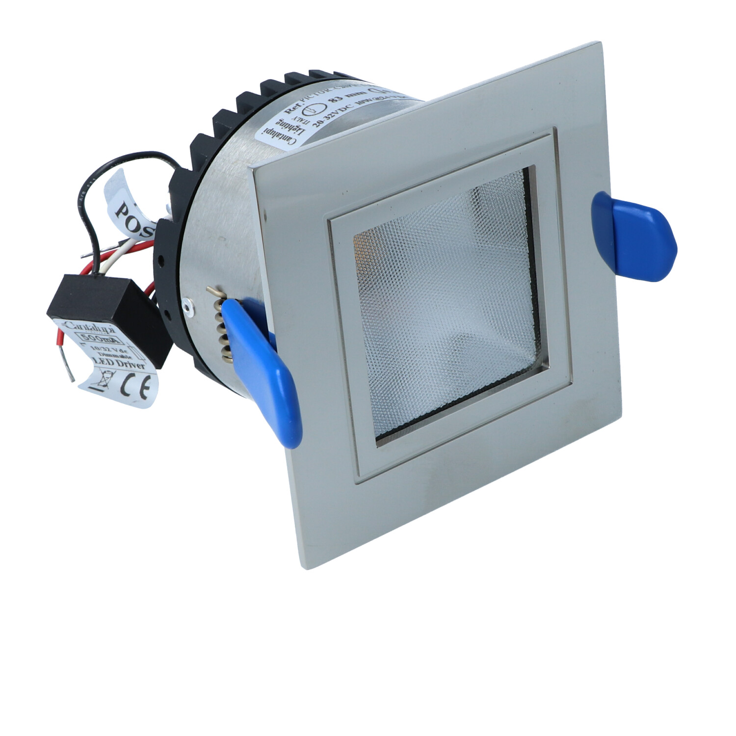 Cantalupi - Pictor Downlight - 10W, 3000K, 83MM, 20-32V, IP65 (D3-PIC90-L1030-SL-SS-23-6500)