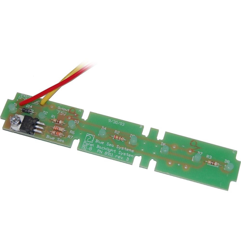 Blue Sea Systems Label Backlight System, For Circuit Breaker Panels, 12V/24V, 8/5/3 Position