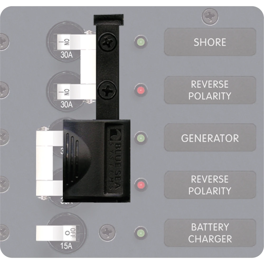 Blue Sea Systems AC A-Series 2-Pole Circuit Breaker Lockout Slide