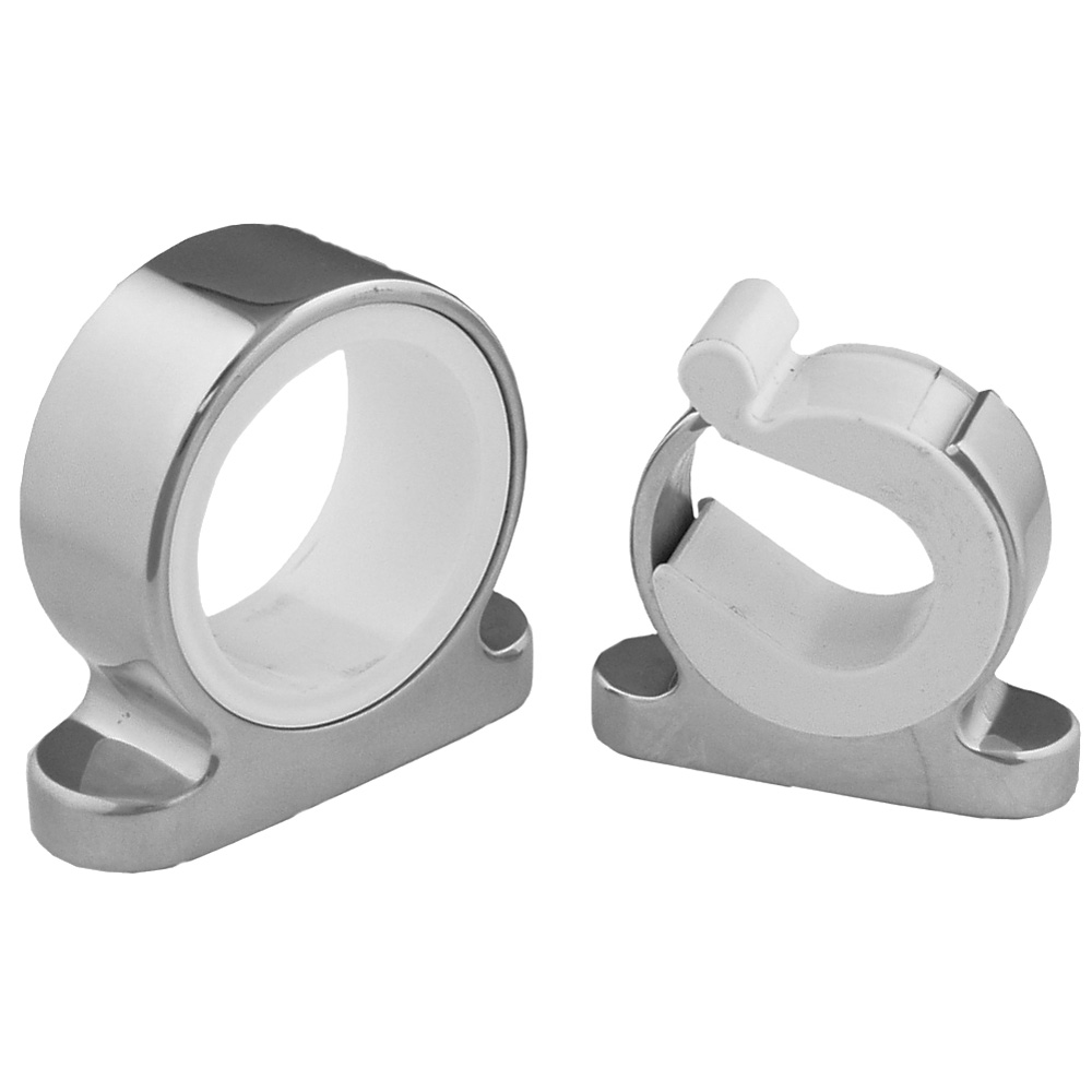 TACO Marine Rod Tip Holder & Rod Hanger Kit, Type-316L SS, Delrin Inserts