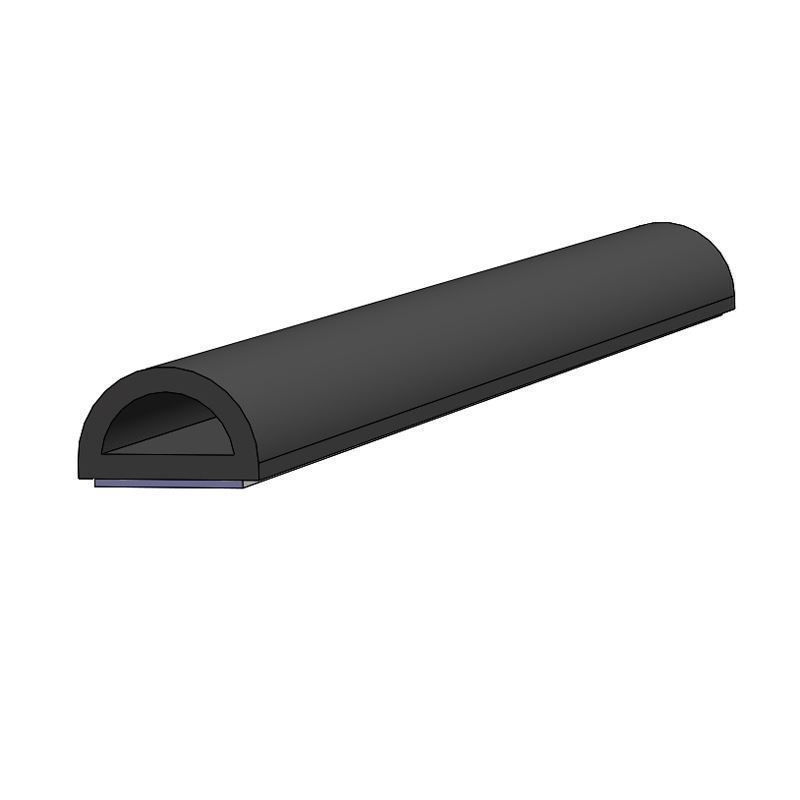 TACO Marine Weather Seal Tape, 10 ft, 3/8 in H, 5/8 in W, Black