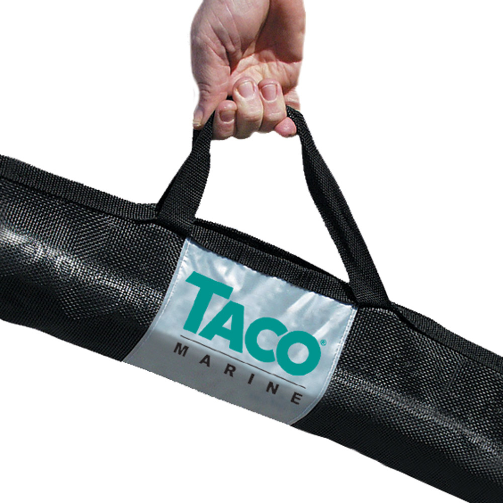 TACO Marine Outrigger Pole Carry Bag, 72 x 12 in, Black Mesh