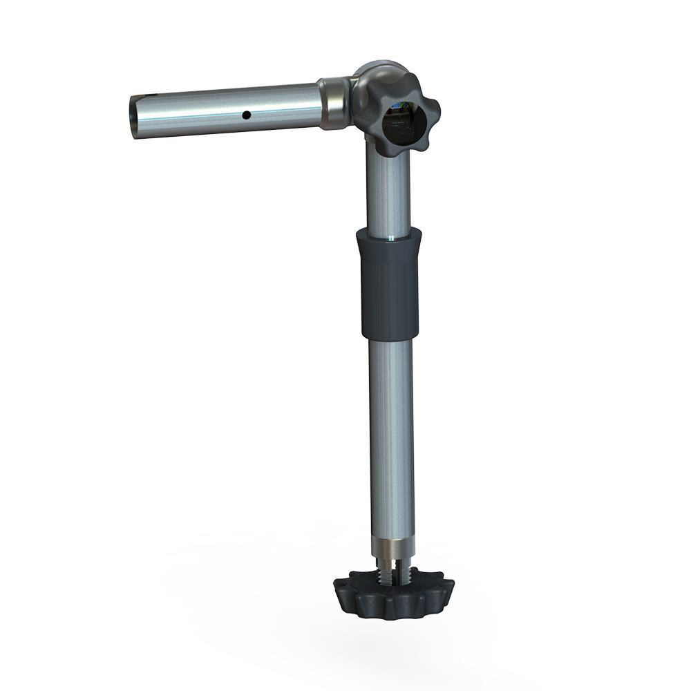 TACO Marine ShadeFin Adjustable Rod Holder Mount, 316L SS, 15-Degree Detents