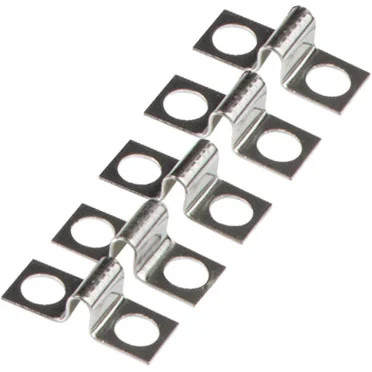 Blue Sea Systems Terminal Block Jumper, Nickel-Plated Brass, 5pk