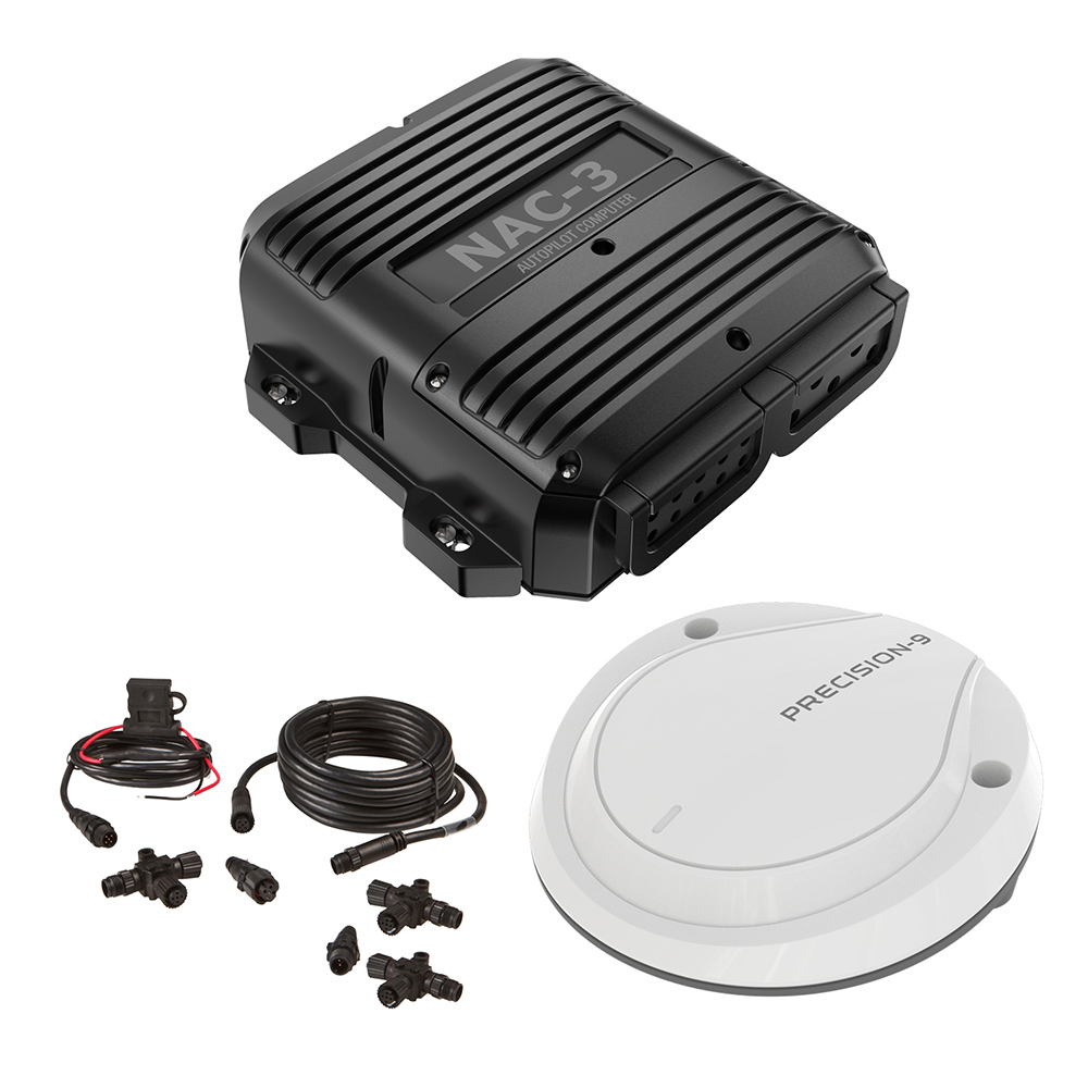 Simrad NAC-3 VRF Autopilot Core Pack, For Outboard and Sterndrive Boats 10m+, Virtual Rudder Feedback, Precision-9 Compass, NMEA 2000 Micro-C Backbone Kit
