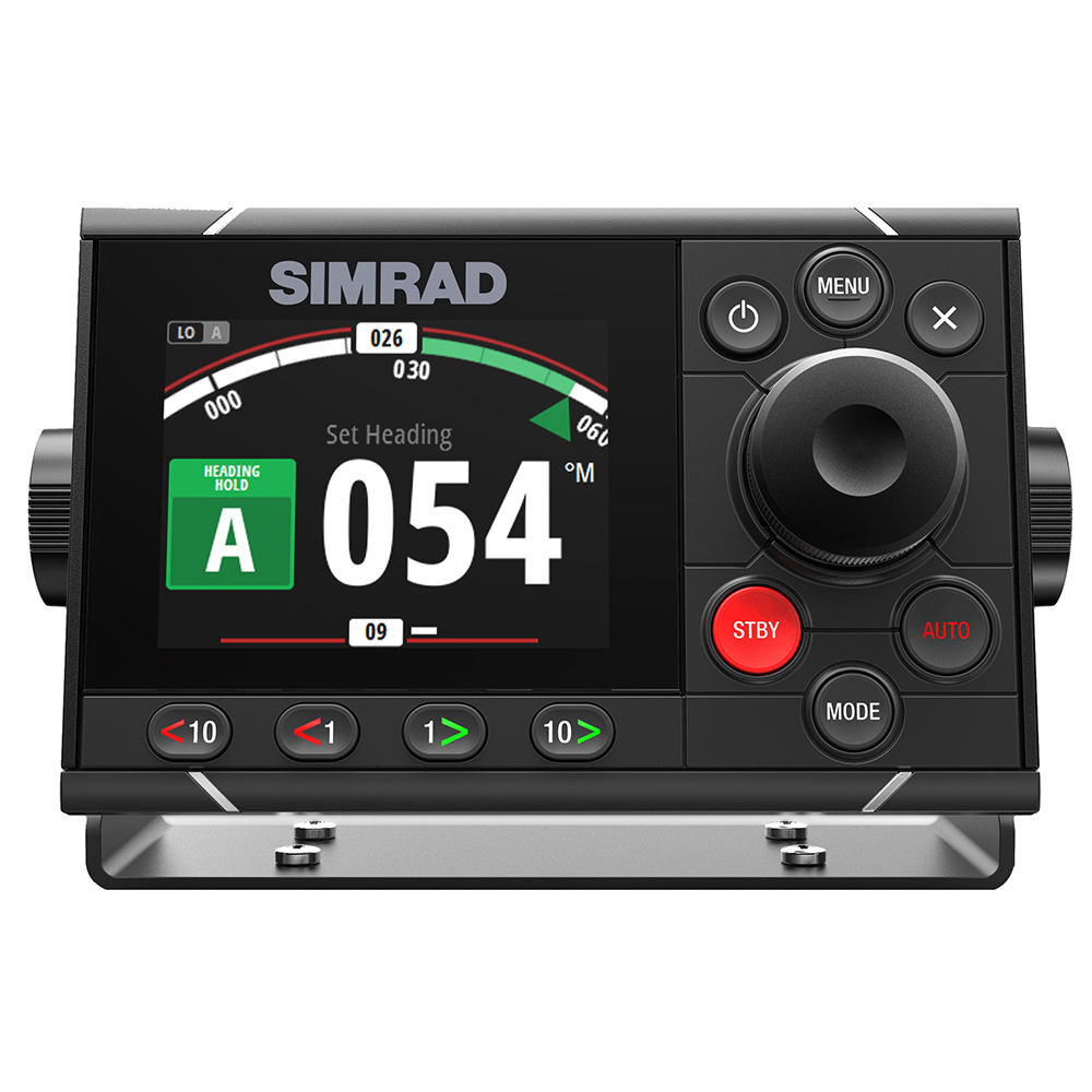 Simrad AP48 Rotary Autopilot Head, 4.1 in Color Display, NMEA 2000