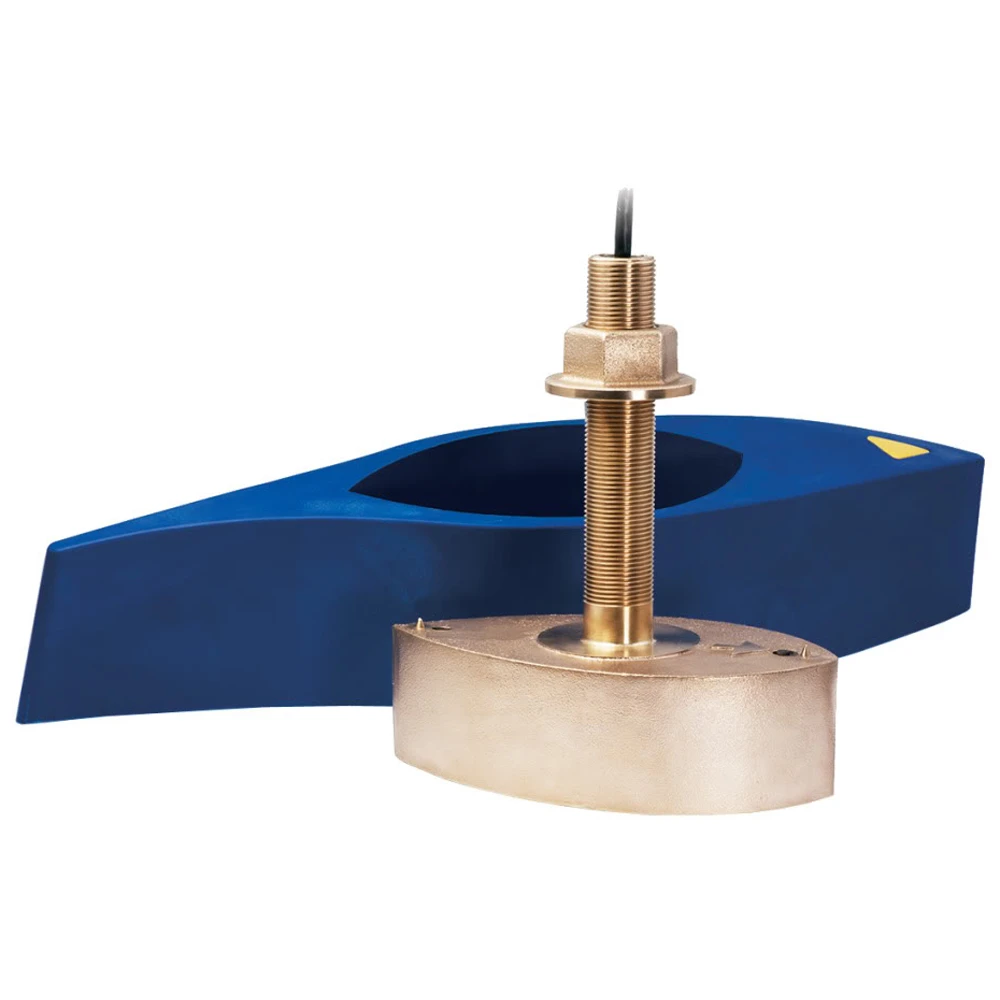 Garmin B260 Thru-Hull Depth/Temp Transducer, 8-Pin, 1kW, 50/200 kHz, Bronze, Fairing Block