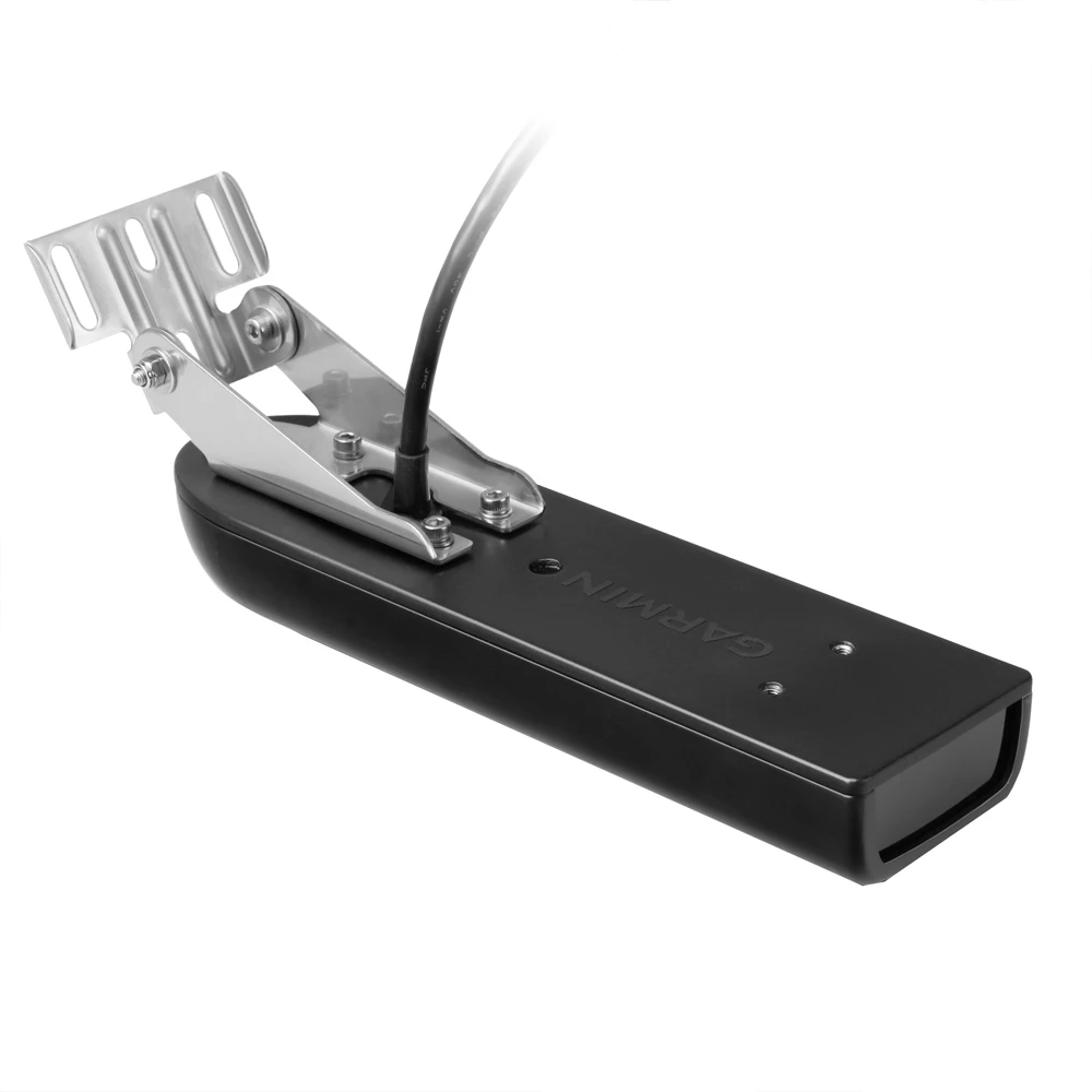 Garmin GT51M-TM Transom Mount Transducer, CHIRP ClearVü/SideVü 500W, Traditional CHIRP 600W, 12-Pin, Temperature Sensor