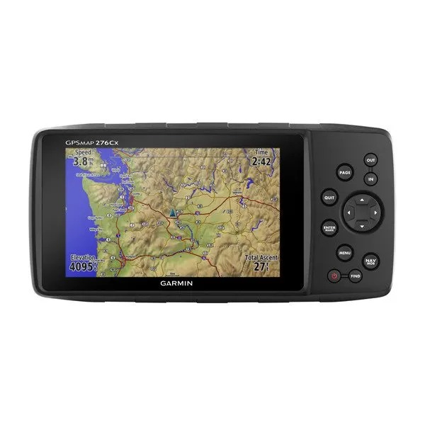 Garmin GPSMAP 276Cx Handheld GPS Navigator, 5 in Display, GPS/GLONASS, NMEA 0183, IPX7