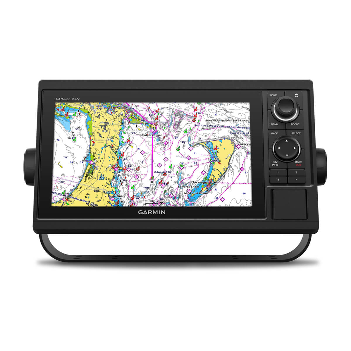 Garmin GPSMAP Keyed Networking Chartplotter, Garmin Marine Network, NMEA 2000, NMEA 0183, 10 Hz GPS/GLONASS, Wi-Fi, IPX7