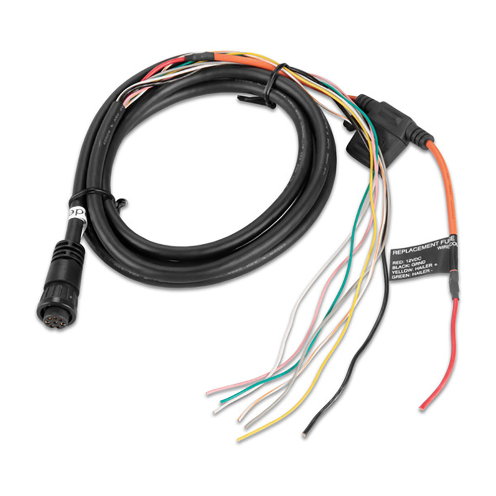 Garmin NMEA 0183 Power/Hailer Cable, For VHF 315, 6.5 ft, 8-Pin