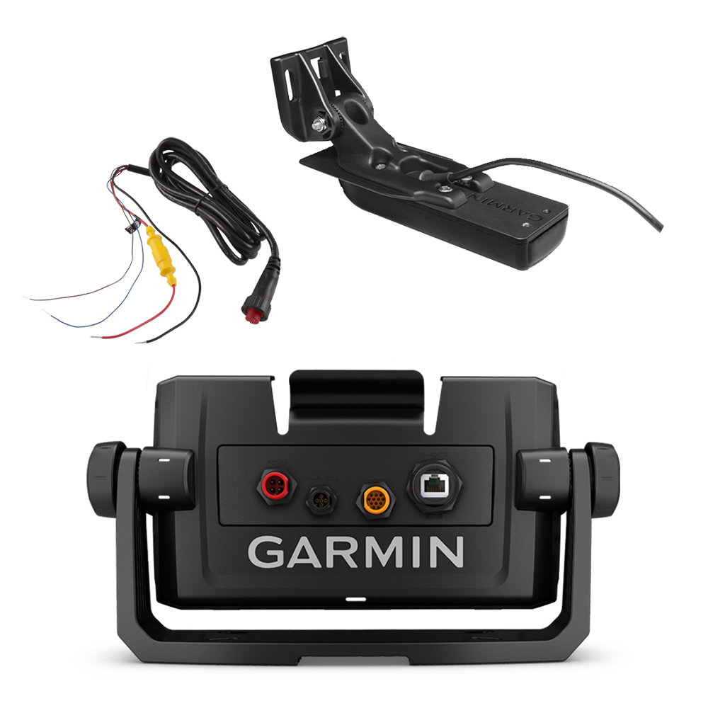Garmin ECHOMAP Plus 9Xsv Boat Kit, GT52HW-TM Transducer, Tilt/Swivel Mount with Quick-Release Cradle, Power/Data Cable