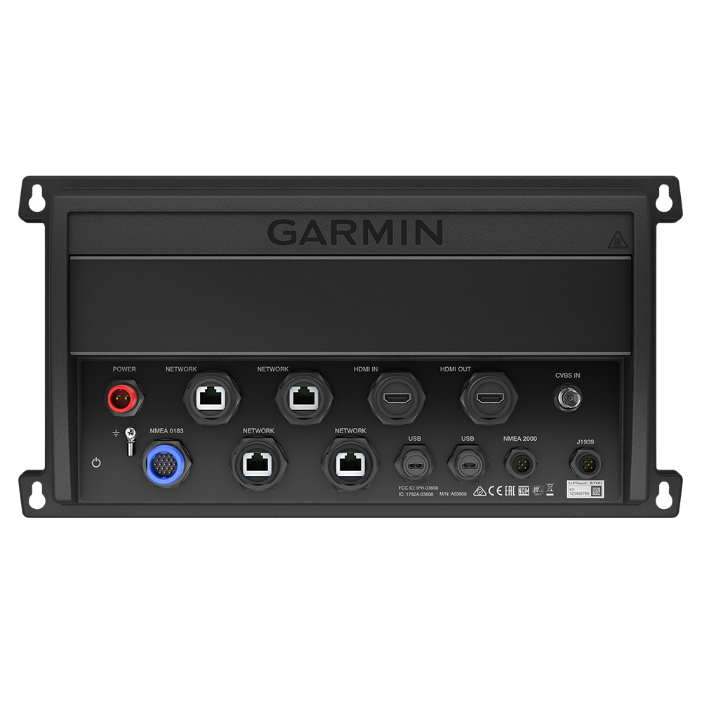 Garmin GPSMAP 8700 Black Box Chartplotter, NMEA 2000, HDMI Output