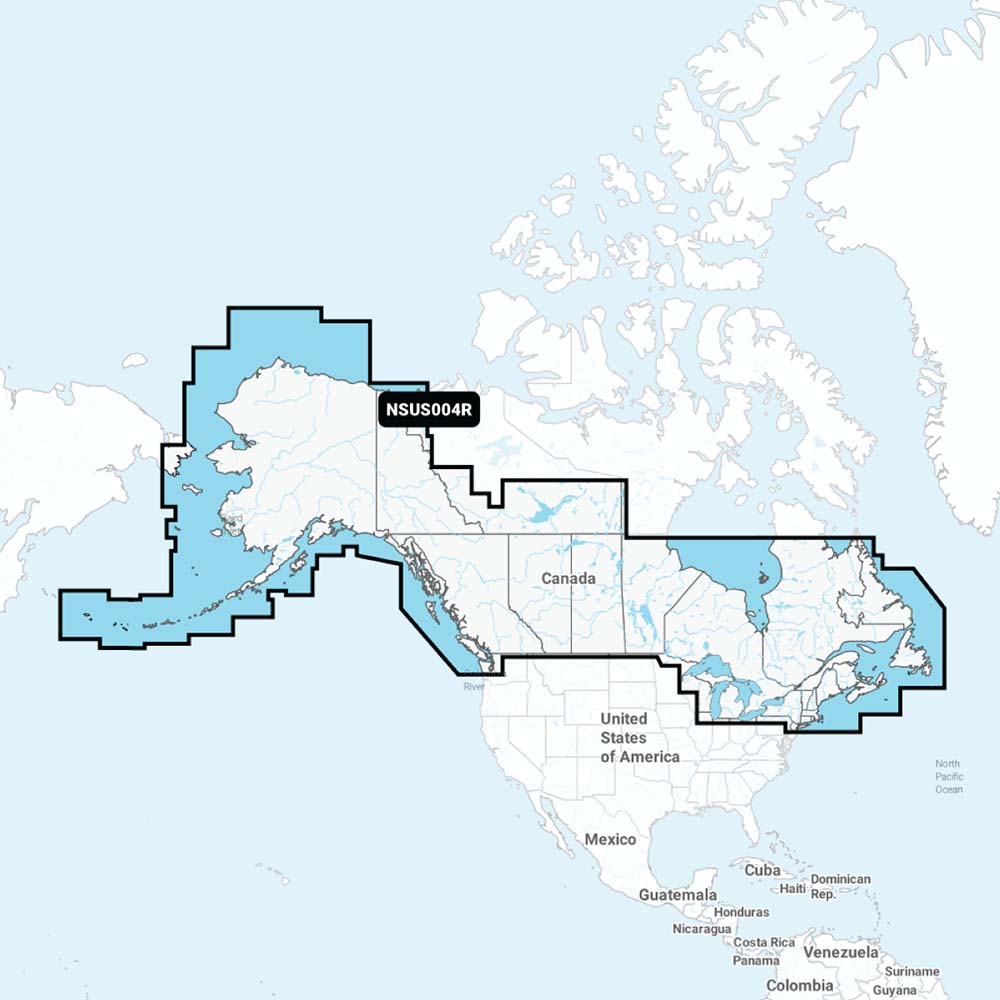 Garmin Navionics+ NSUS004R microSD/SD Chart Card, Canada & Alaska, SonarChart 1 ft Contours, Daily Updates, Dock-to-Dock Route Guidance