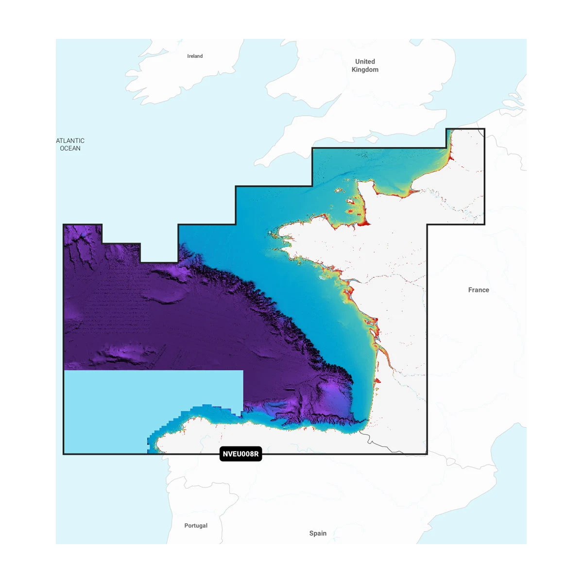 Garmin Navionics Marine Chart, Bay of Biscay, 1-Year Subscription