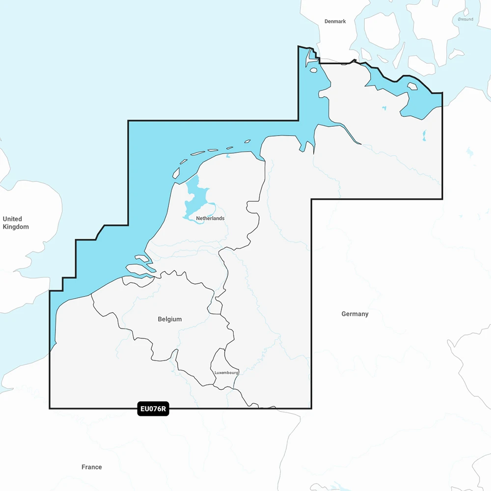 Garmin Navionics Marine Chart, Benelux & Germany West