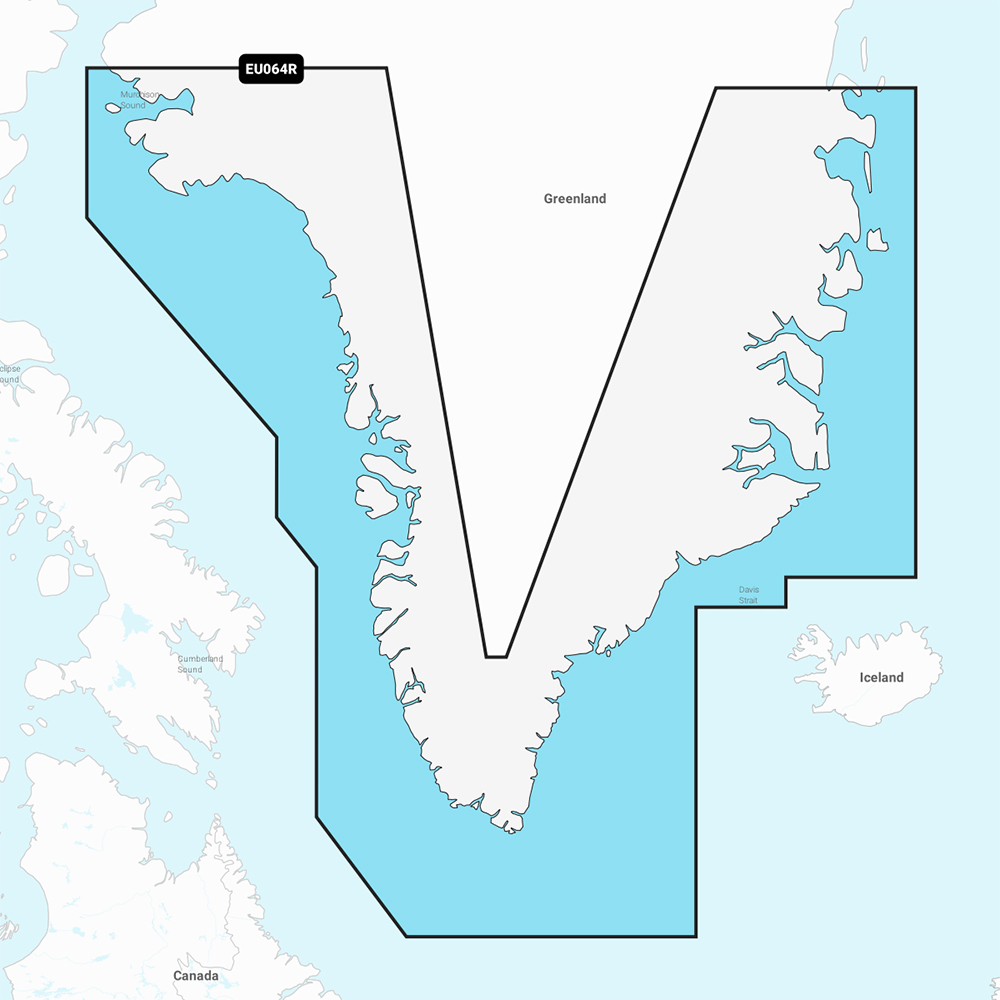 Garmin Navionics Marine Chart, Greenland, One-Year Subscription