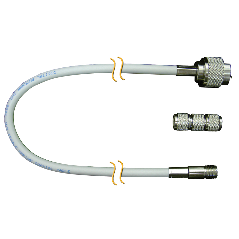 Digital Antenna - RG-8X Cable with N Male, Mini-UHF Female