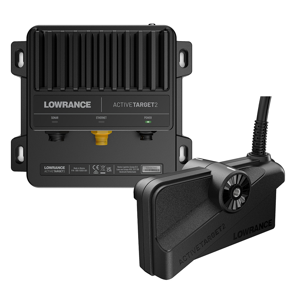Lowrance - ActiveTarget 2 Live Sonar with Transducer (Module + XDCR + Mounts)