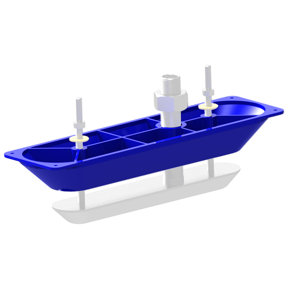 Lowrance - StructureScan 3D Thru-Hull Transducer Fairing Block Only
