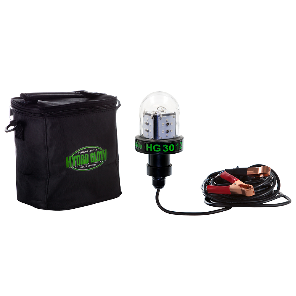 Hydro Glow - HG30 Deep Water LED Fish Light - 30W/12V, Green Globe Style