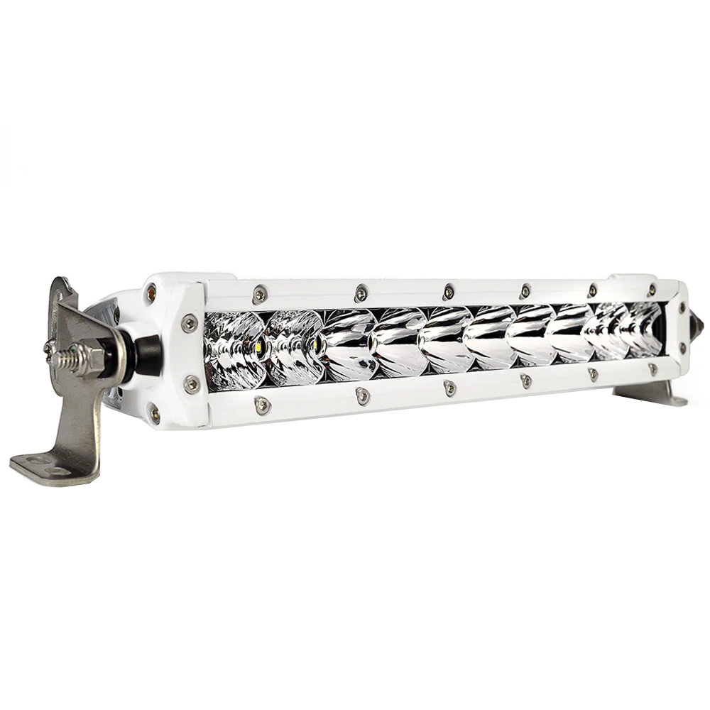 Black Oak - Single Row Combo Light Bar - 10", 50W, White