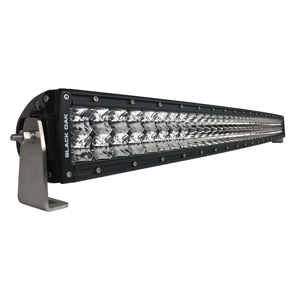 Black Oak - Pro Series Curved Double Row Combo Light Bar - 40", 400W, Black