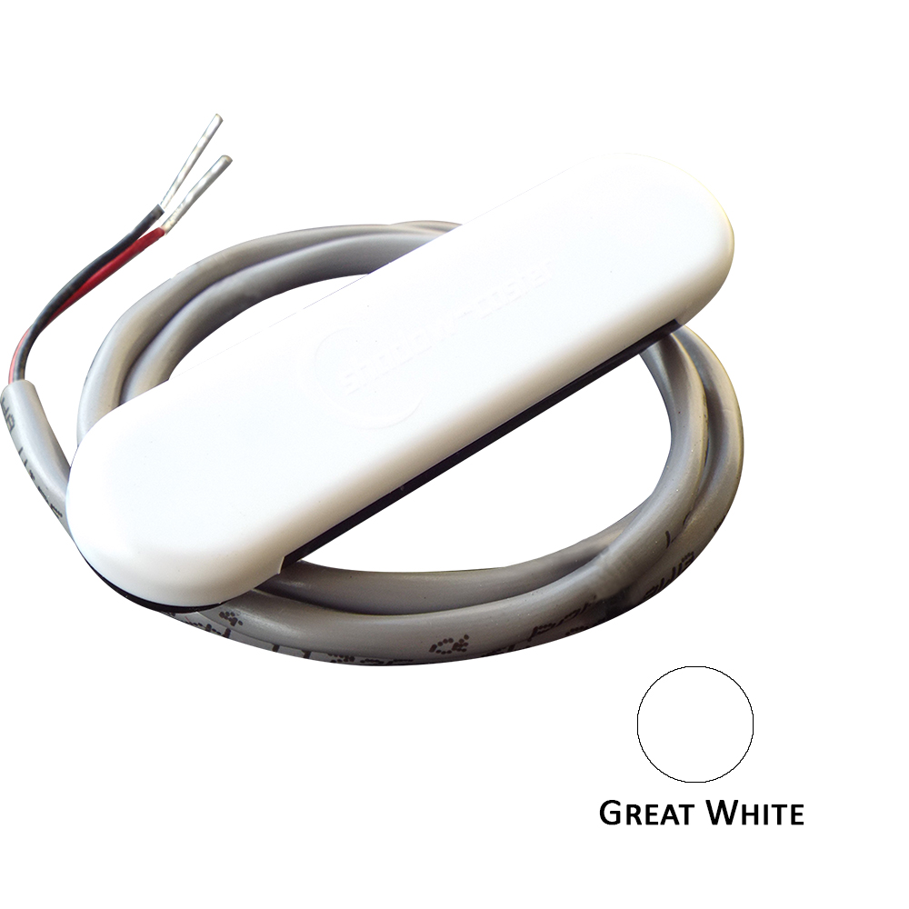 Shadow - Caster Courtesy Light with 2' Lead Wire, White ABS Cover, Great White, 4-Pack