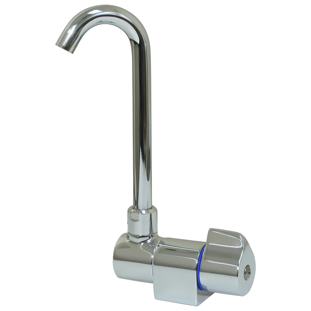 Scandvik - Ceramic Family Tap - With Folding Spout, Chrome Finish