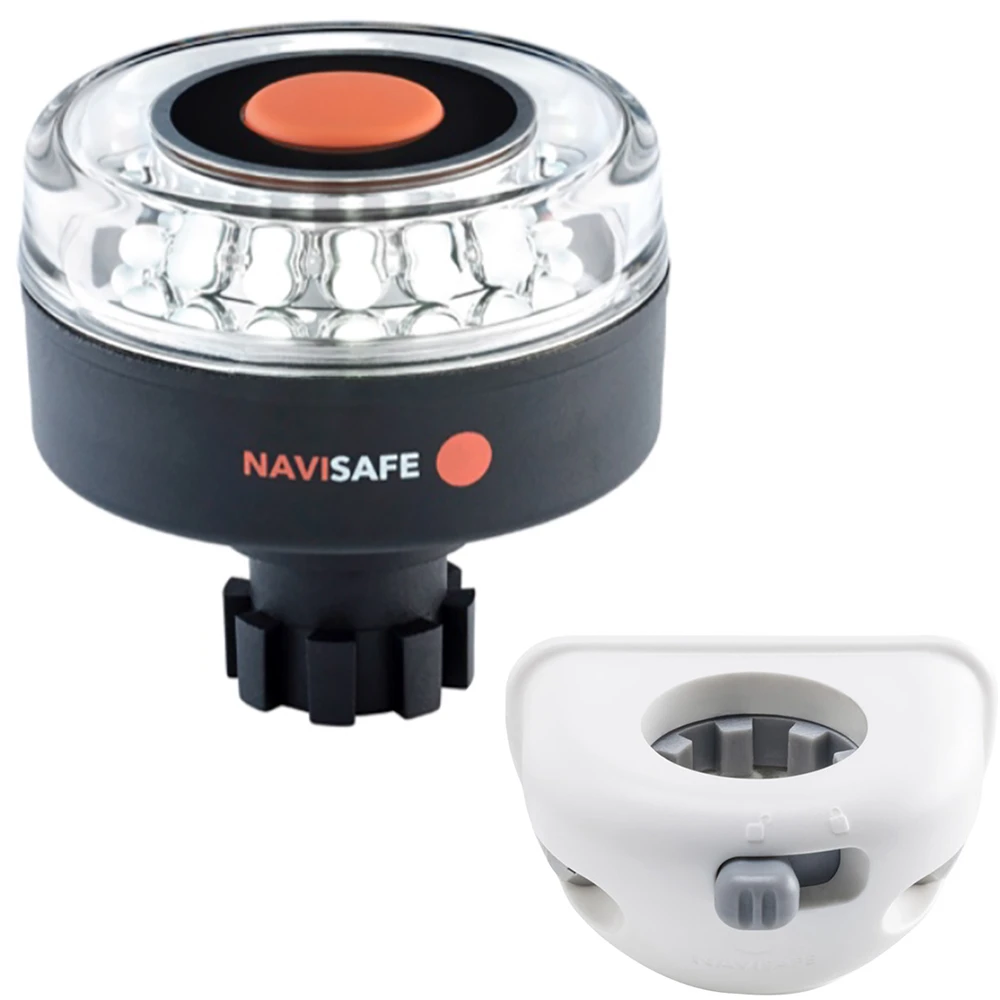Navisafe - Navilight 360° - 2NM, w/Navibolt Base & Vertical Mount, White