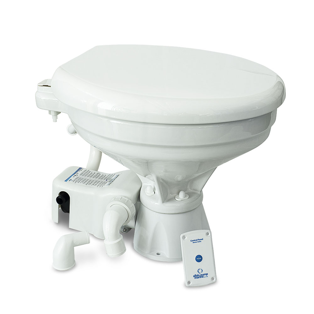 Albin - Marine Toilet Standard Electric - EVO Comfort