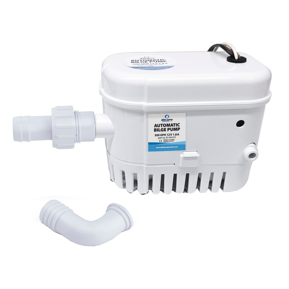 Albin - Automatic Bilge Pump - 500 GPH, 12V