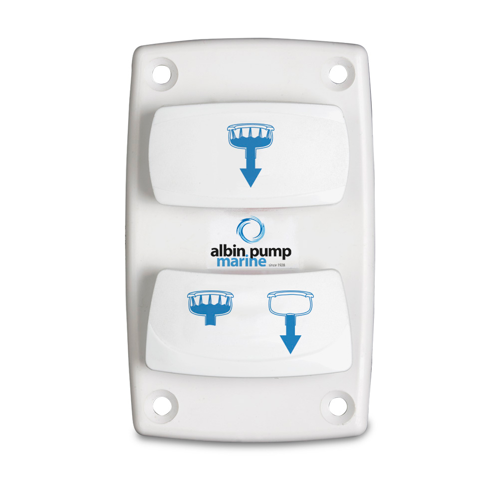 Albin - Marine Control Rocker Switch - Silent Electric Toilet