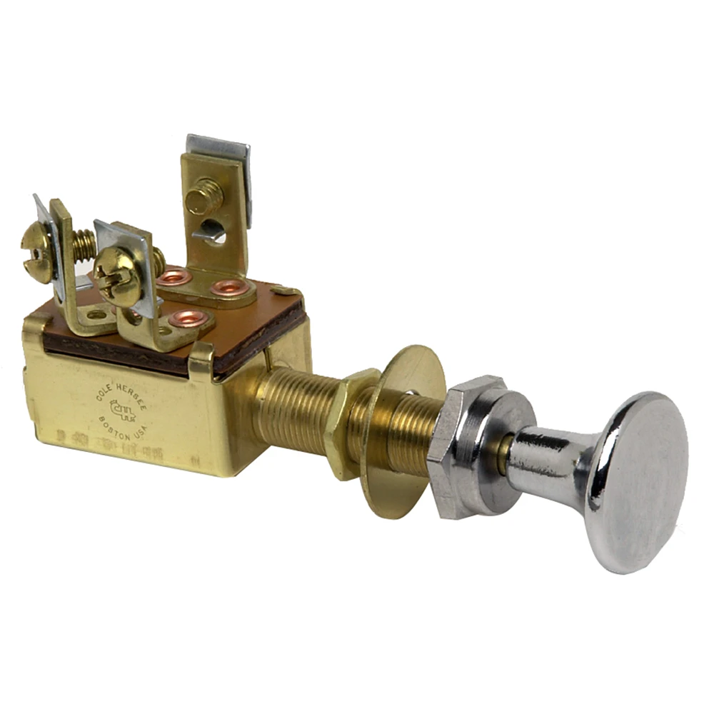 Cole Hersee - Push-Pull Switch - DPTT, 3-Position, Off-On-On