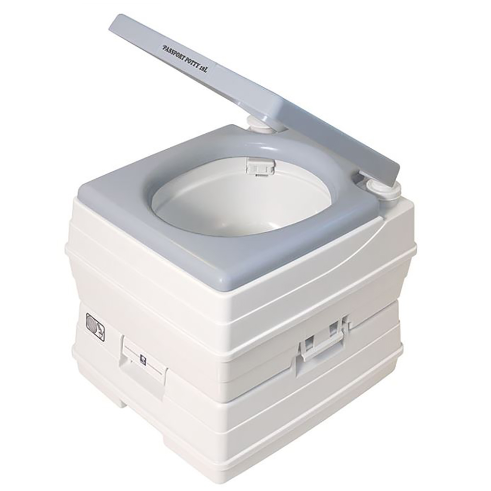 Dock Edge - Passport Potty Portable Toilet - Grey, 18L