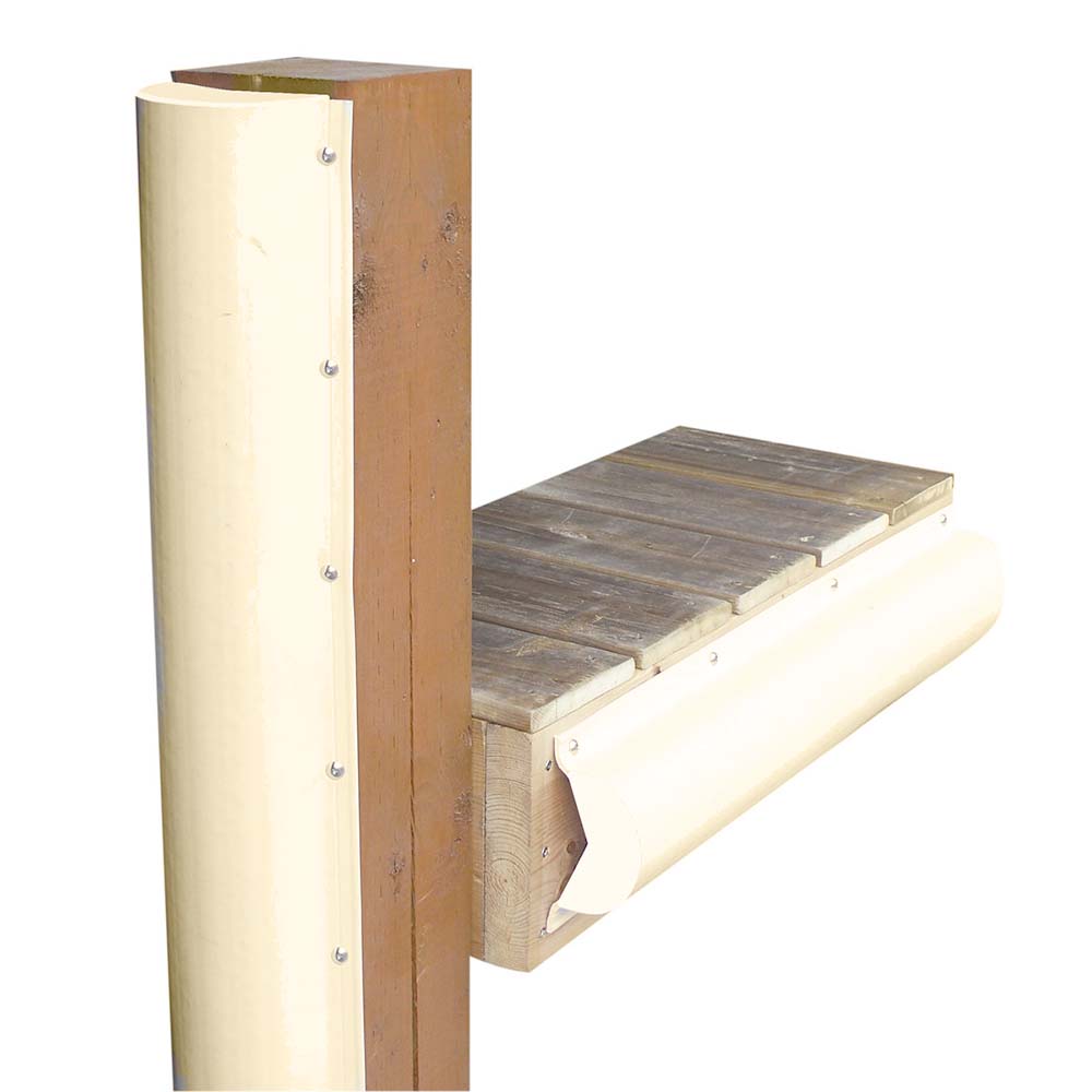 Dock Edge - Piling Bumper - One End Capped, 6', Beige
