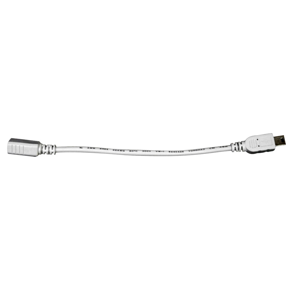 Lunasea - Mini USB Special DC Extension Cord - 6", Connects up to 3 Light Bars