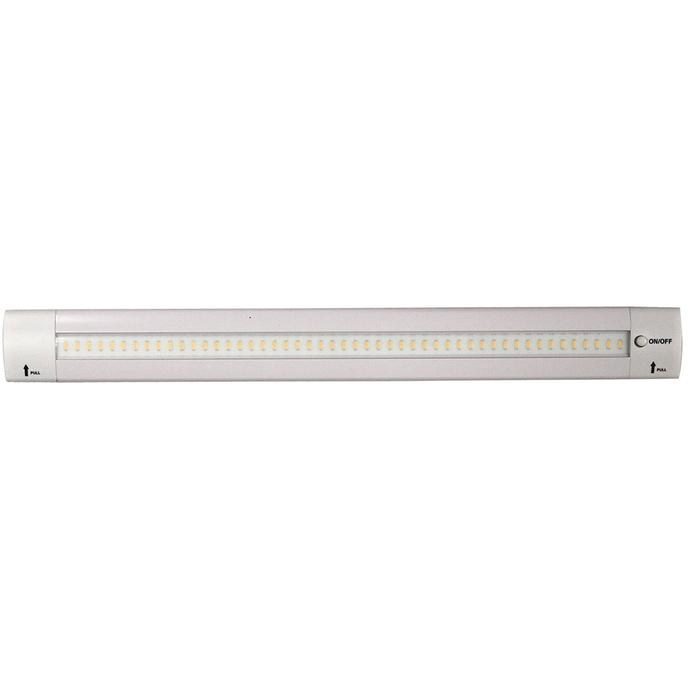 Lunasea - Adjustable Angle LED Light Bar - 12", Push Button Switch, 12VDC, Warm White